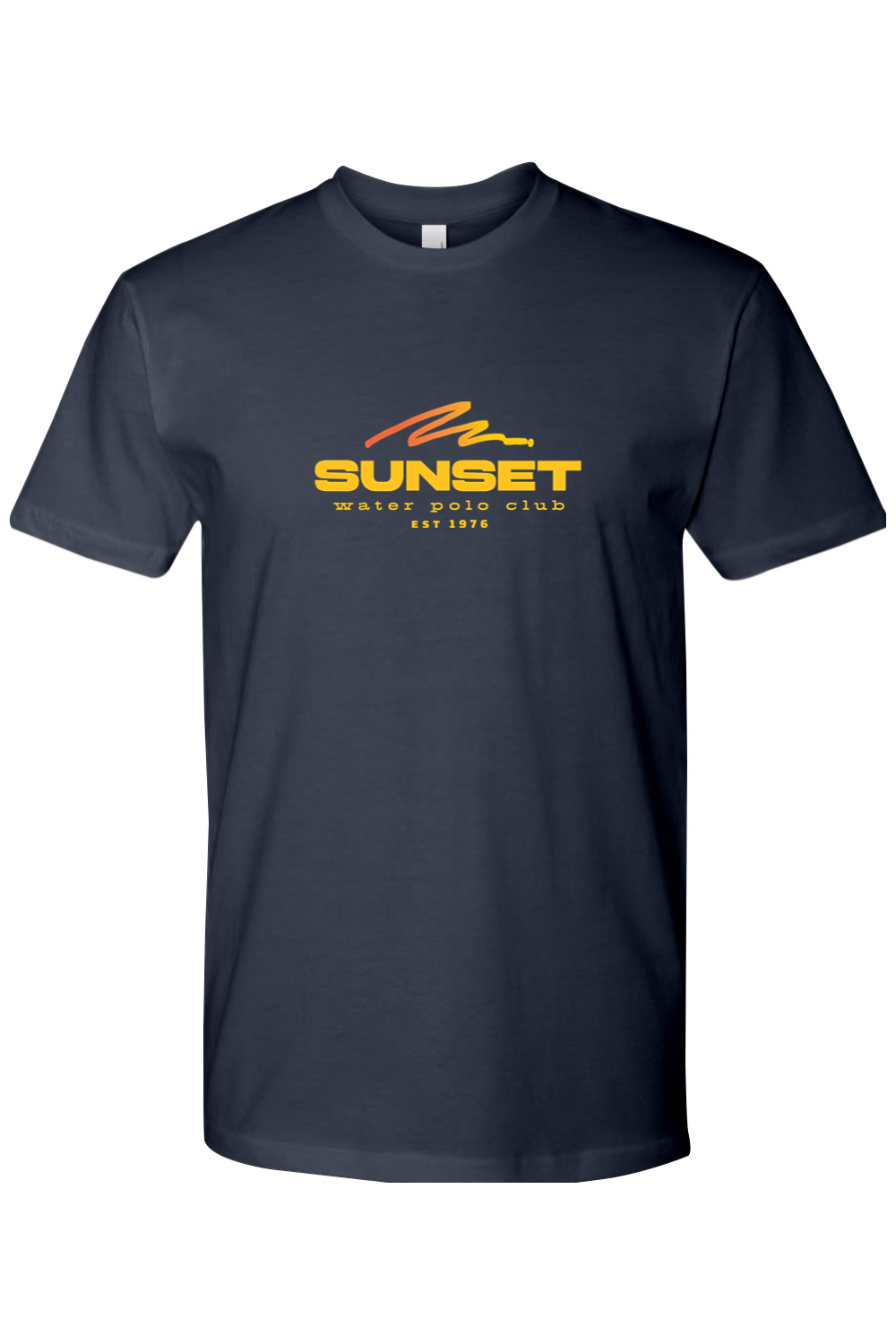 Sunset Water Polo Club // Large Logo Front Yellow