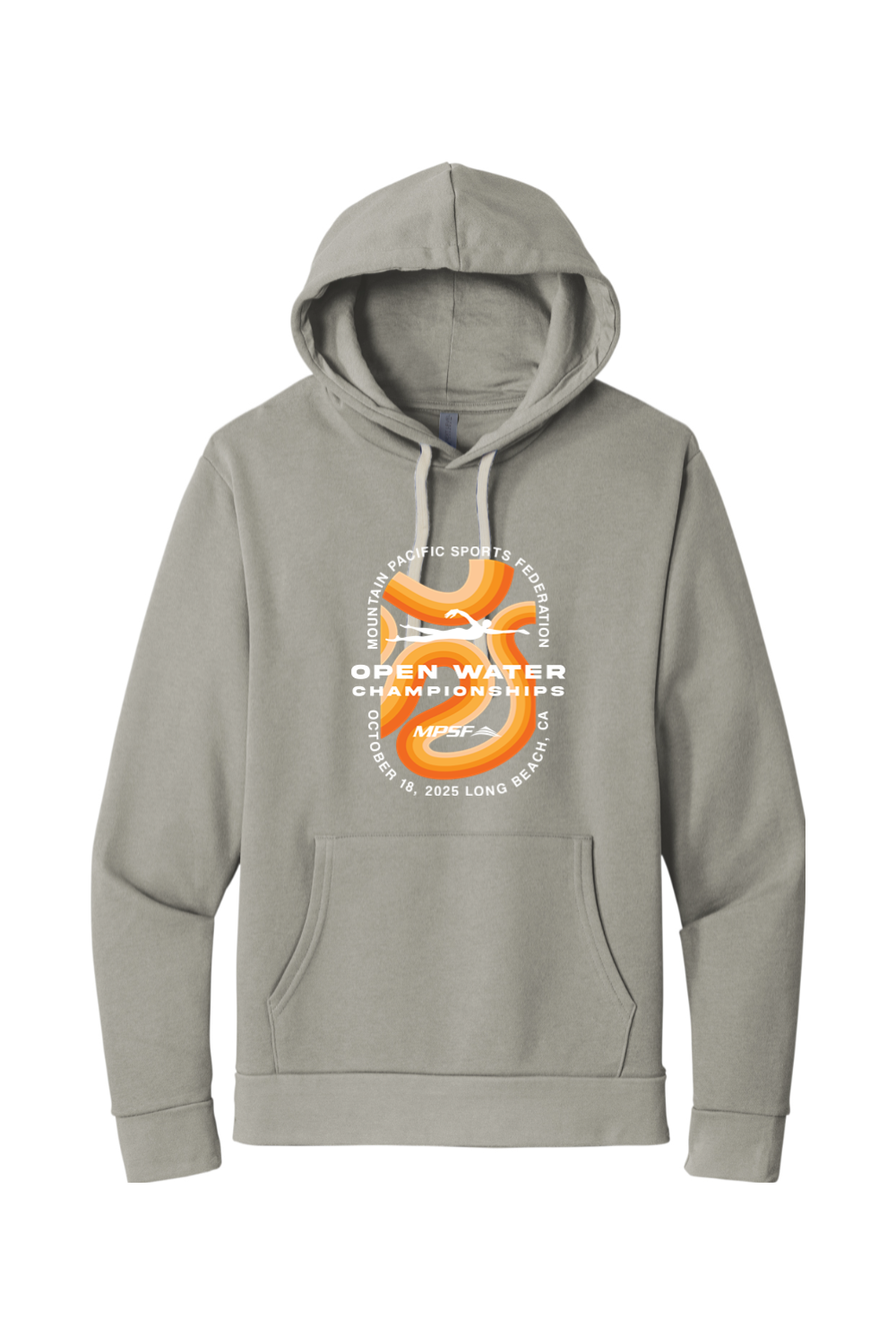 MPSF Open Water Champs 2025 Hoodie - White Text