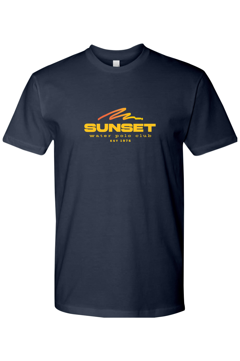Sunset Water Polo Club // Large Logo Front Yellow