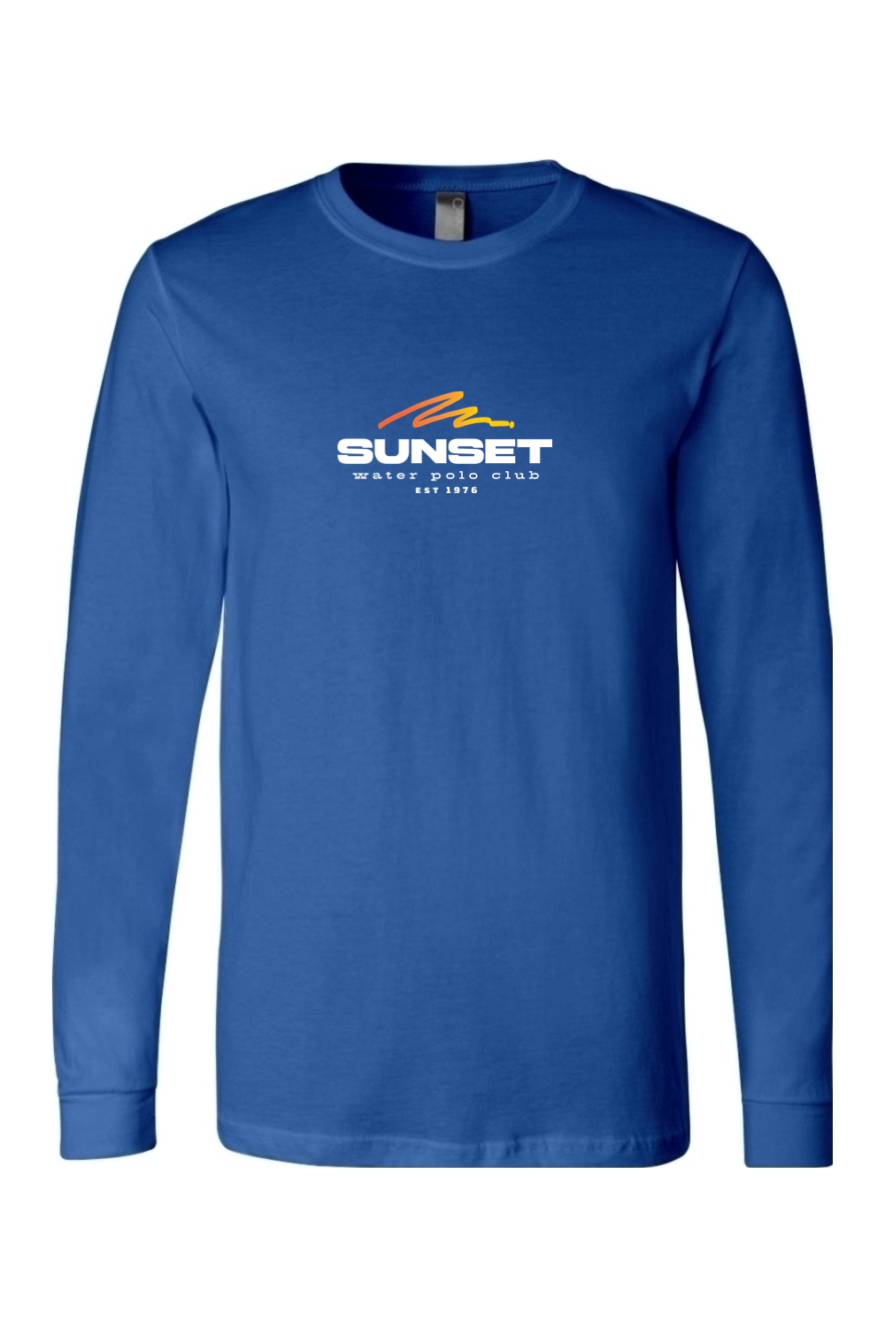 Sunset Water Polo Club // BELLA + CANVAS Unisex Jersey Long Sleeve - Wave